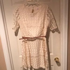 Off-white Country lace dress
